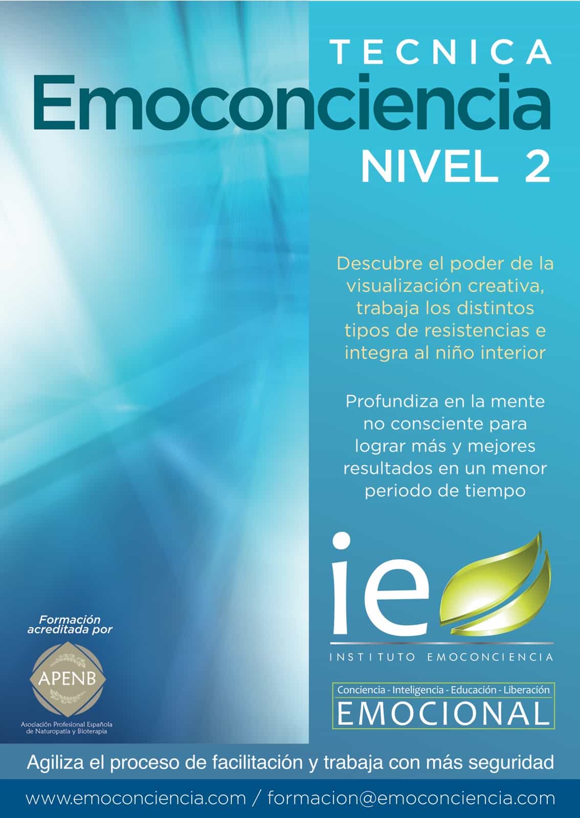 Cartel Técnica Emc 2 p - Técnica Emoconciencia - Nivel II - Días 15, 16 Y 17 DICIEMBRE DE 2023