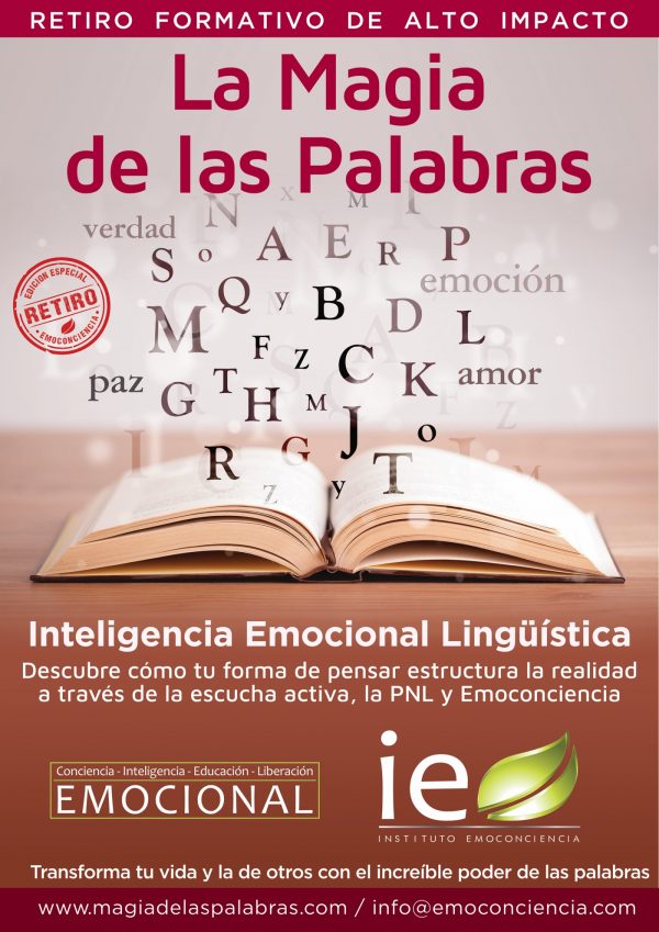 La Magia de las Palabras 600x849 - La Magia de las Palabras - Inteligencia Emocional Lingüística - 14, 15 Y 16 ABRIL 2023